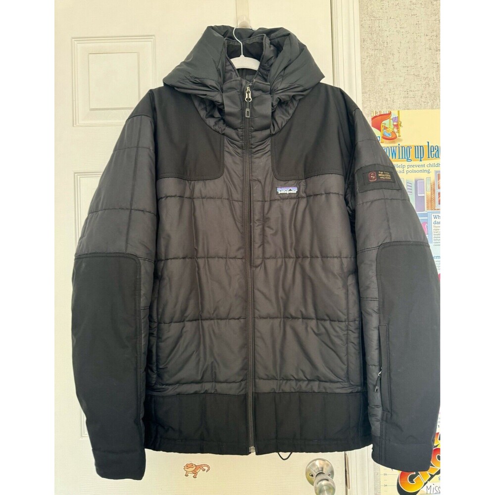 Vintage Patagonia Men’s Large Black Winter Insulated Rubicon Rider Jacket Coat - Picture 15 of 16